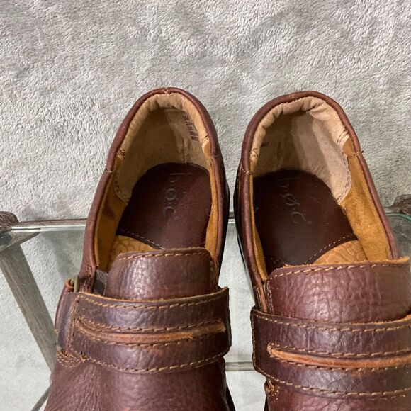 BOC Burnett Leather Clog shoe Women's Size 9 Brown Slip On - Picture 7 of 11